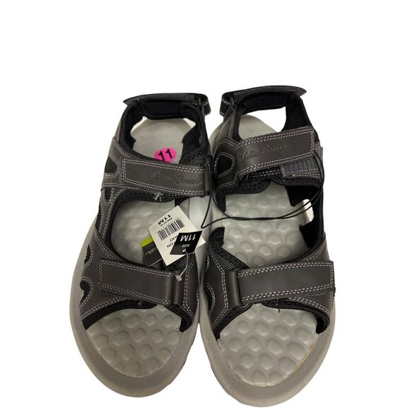 NEW! Eddie Bauer Grafton Hiking Sandal Adjustable Grey Black Men's Size 11 - Picture 4 of 9